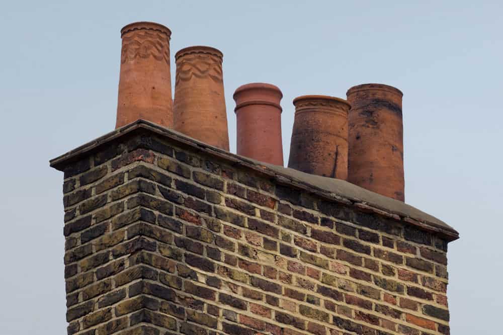 Photo showing a chimney pot replacement job in Haringey
